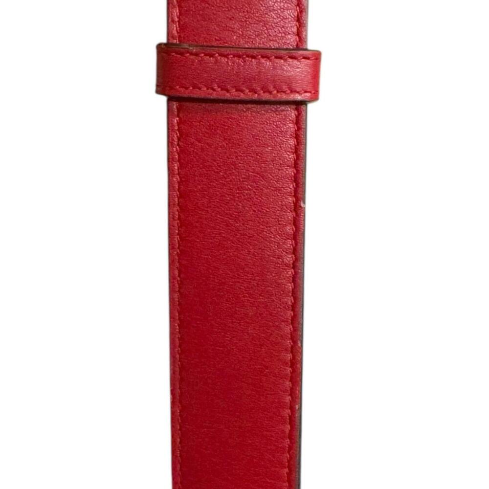 GUCCI Red Leather GG Marmont Fanny Pack - Picture 13 of 14